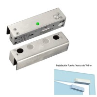 Chapa de pistón para puerta de vidrio/ marco de vidrio (YB500ULED)